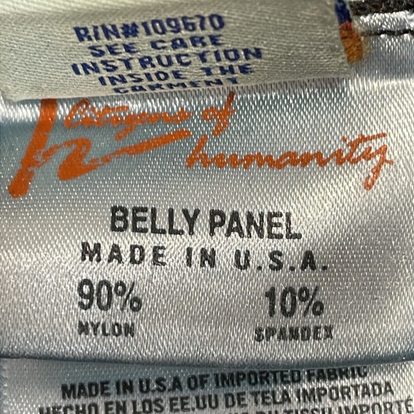 Citizens Of Humanity Maternity Jeans Ava Straight Leg Belly Panel Faith 32 - Picture 13 of 16